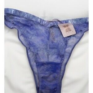 Savage Fenty Watercolor Tie Dye Lace Brazilian Underwear Plus Sz 2X Purple Rain